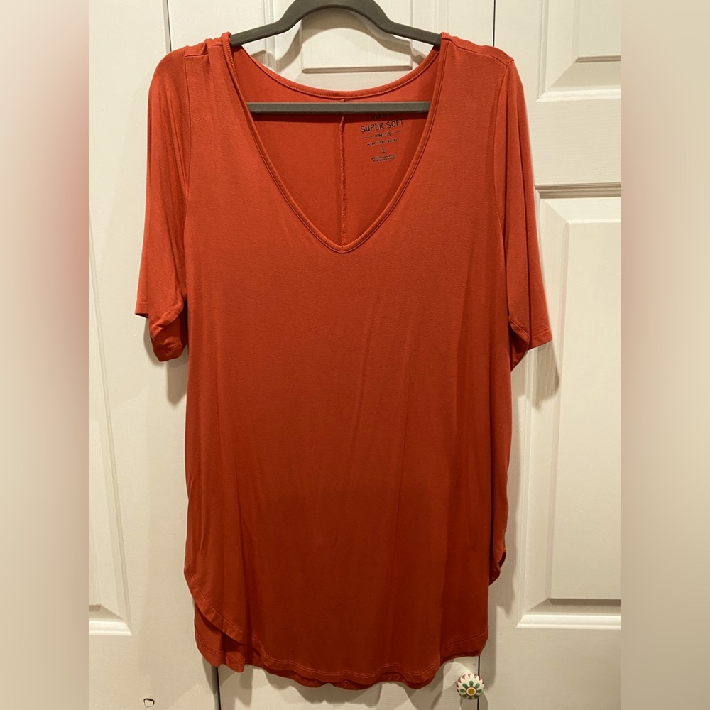 Torrid 1x tunic top. Orange in color. From their Super soft line. So cozy!!